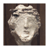 (Head of Christ) Plaster - Pink Wash